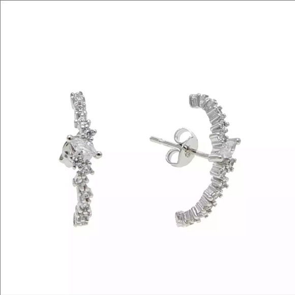 white gold Zirconia earring - Picture 6 of 6